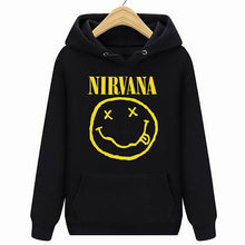 Load image into Gallery viewer, Short Sleeve Hoodies Sweatshirts, Nirvana ,Size 2X-LARGE, Hoodies Sweatshirts, Music, Face