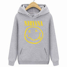 Load image into Gallery viewer, Short Sleeve Hoodies Sweatshirts, Nirvana ,Size 2X-LARGE, Hoodies Sweatshirts, Music, Face