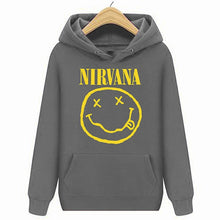 Load image into Gallery viewer, Short Sleeve Hoodies Sweatshirts, Nirvana ,Size 2X-LARGE, Hoodies Sweatshirts, Music, Face