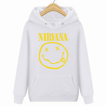 Load image into Gallery viewer, Short Sleeve Hoodies Sweatshirts, Nirvana ,Size 2X-LARGE, Hoodies Sweatshirts, Music, Face