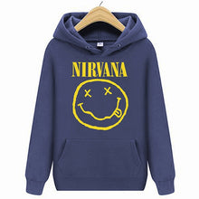 Load image into Gallery viewer, Short Sleeve Hoodies Sweatshirts, Nirvana ,Size 2X-LARGE, Hoodies Sweatshirts, Music, Face