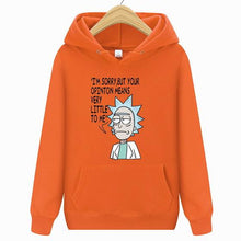 Load image into Gallery viewer, Rick Morty Hoodie 2019 Hot sale Crazy scientist  pullover Sweatshirt Man/Woman Casual Fashion Print interesting Streetwear Tops