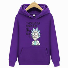 Load image into Gallery viewer, Rick Morty Hoodie 2019 Hot sale Crazy scientist  pullover Sweatshirt Man/Woman Casual Fashion Print interesting Streetwear Tops