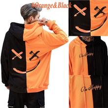 Load image into Gallery viewer, Dropshipping Suppliers Men Hoodies Sweatshirts Smile Print Headwear Hoodie Hip Hop Streetwear Clothing Us size Plus Size 3XL