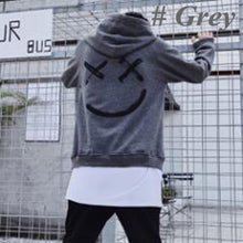 Load image into Gallery viewer, Dropshipping Suppliers Men Hoodies Sweatshirts Smile Print Headwear Hoodie Hip Hop Streetwear Clothing Us size Plus Size 3XL