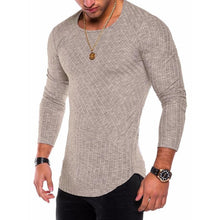 Load image into Gallery viewer, Plus Size S-4XL Slim Fit Sweater Men 2018 Spring Autumn Thin O-Neck Knitted Pullover Men Casual Solid Mens Sweaters Pull Homme
